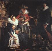 Jacob Jordaens The Painter's Family oil painting on canvas